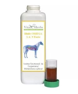 Oméga 3, 6, 9 Forte - Huile - Chevaux